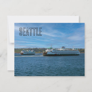 Seattle Ferries Postcard