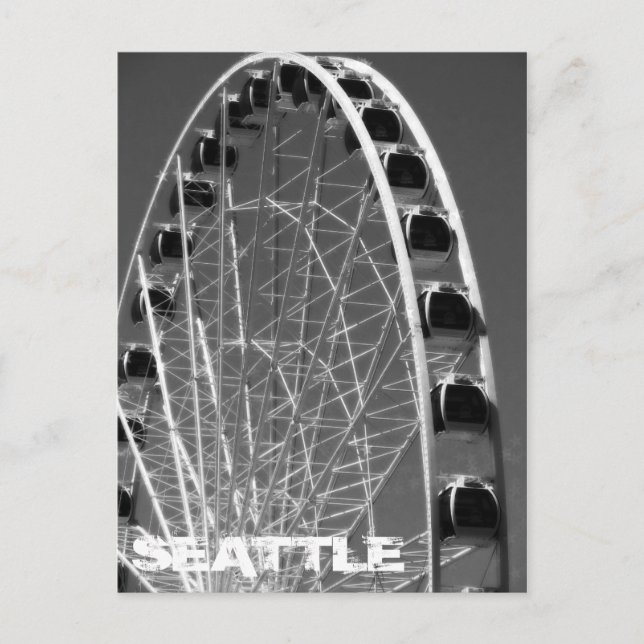 Seattle Ferris Wheel Postcard (Front)