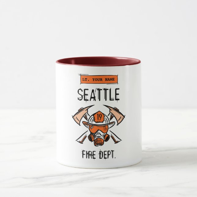 Seattle Fire Department 19. Firefighters Template Mug (Center)