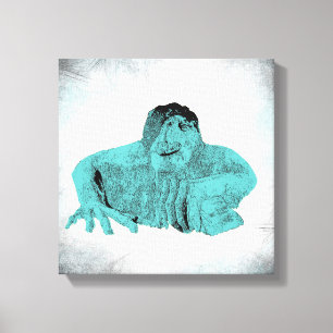 Seattle Fremont Troll Canvas (various sizes) Print