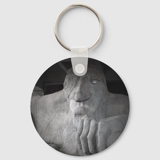 Seattle Fremont Troll Keychain (Front)