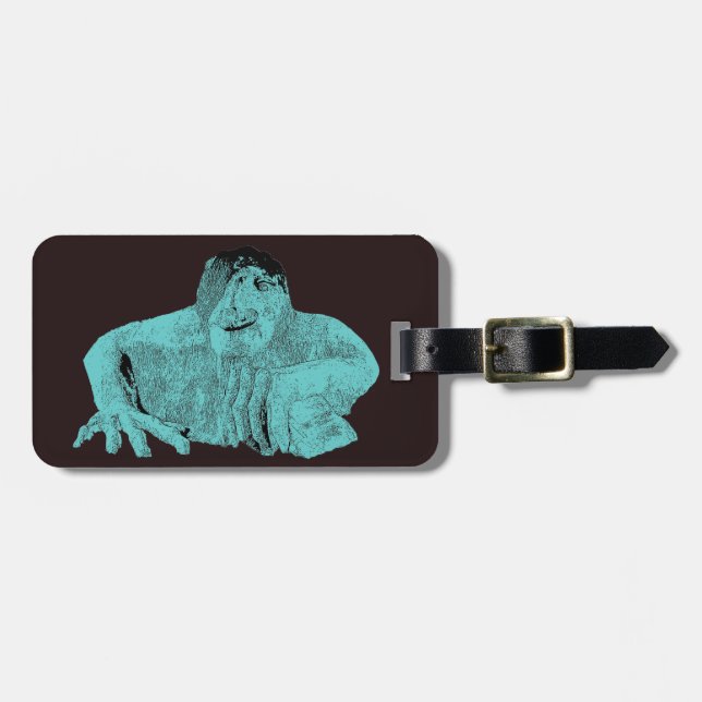 Seattle Fremont Troll Luggage Tag (Front Horizontal)