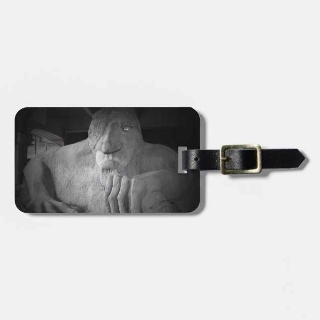 Seattle Fremont Troll Luggage Tag (Front Horizontal)