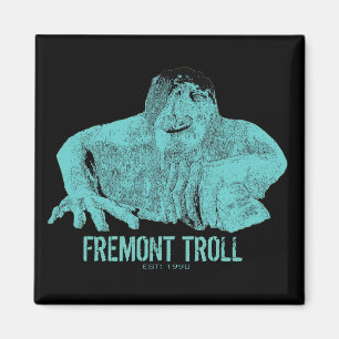 Seattle Fremont Troll Magnet