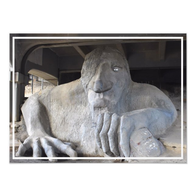 Seattle Fremont Troll Photo Print (various sizes) (Front)
