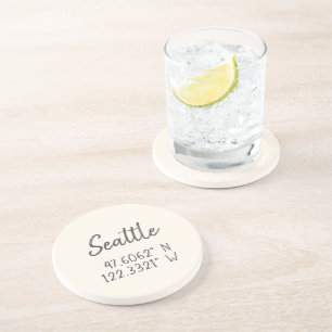 Seattle GPS Coordinates Longitude Latitude      Pa Coaster