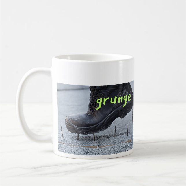 Seattle Grunge Music 1991 Coffee Mug (Left)