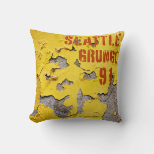 Seattle Grunge Music 1991 Cushion