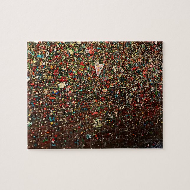 Seattle Gum Wall #3 Jigsaw Puzzle (Horizontal)