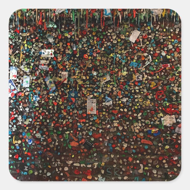 Seattle Gum Wall #4-1 Stickers (Front)