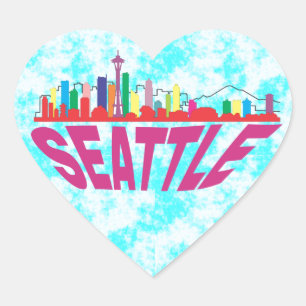 Seattle Heart Sticker