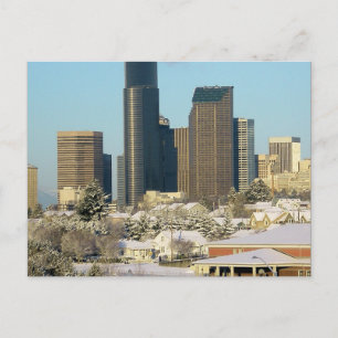 Seattle in Winter Postcard