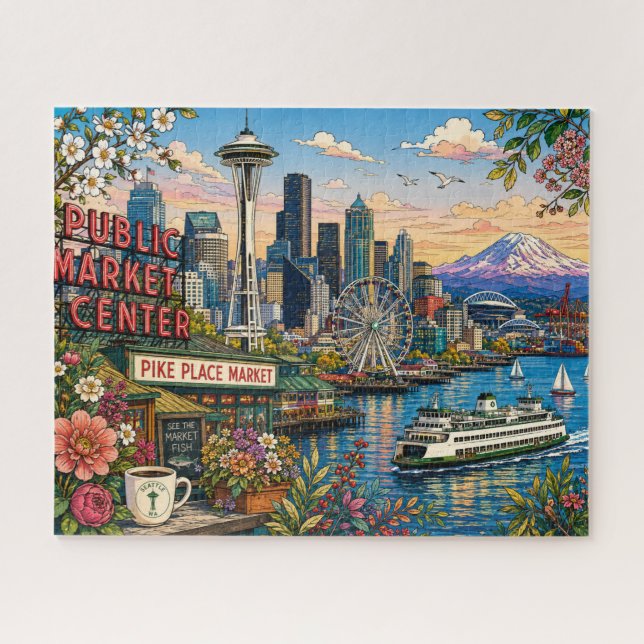 Seattle Jigsaw Puzzle (Horizontal)