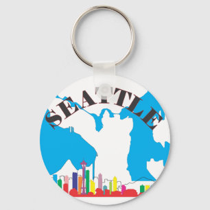Seattle Key Ring