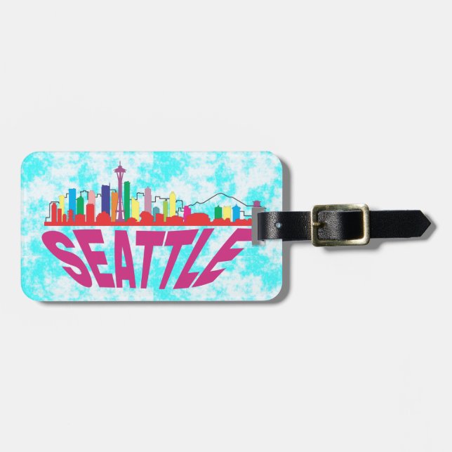 Seattle Luggage Tag (Front Horizontal)
