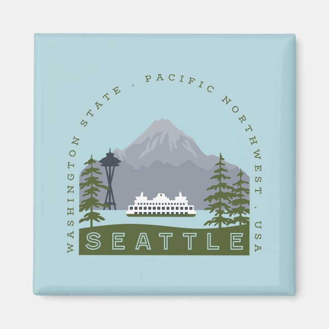 Seattle  magnet (Front)