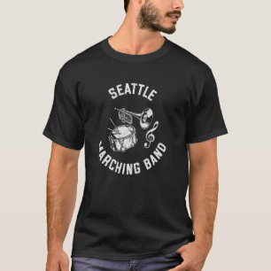 Seattle Marching Band Vintage Classic Music Distre T-Shirt