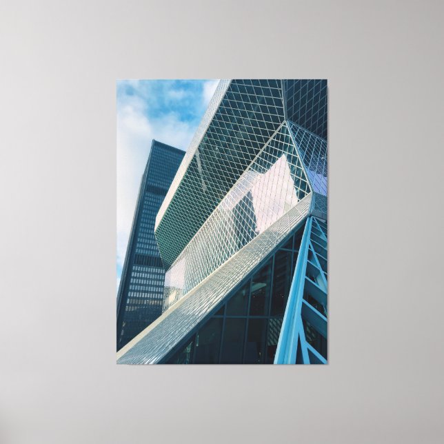Seattle Modern Architecture Canvas Print (Front)