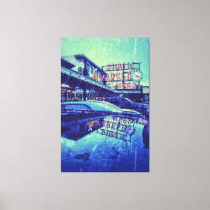 Seattle Pike Market Canvas Print