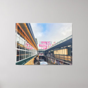 Seattle Pike Market Canvas Print