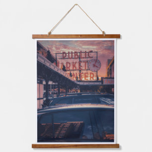 Seattle Pike Market Centre Exterior Hanging Tapestry