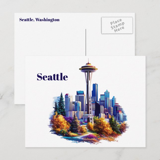 Seattle Postcard (Front/Back)