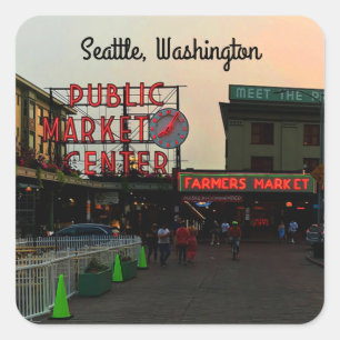 Seattle Public Market Centre #1 Stickers
