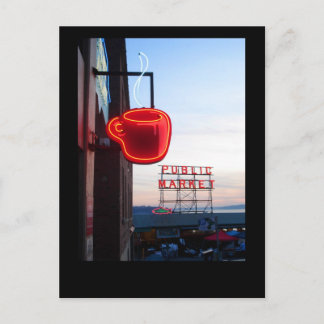 Seattle Public Market Postcard
