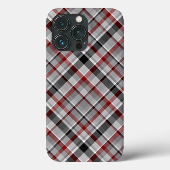 Seattle Rain Plaid Case-Mate iPhone Case (Back)
