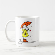 Seattle Rainy Day Souvenir Mug