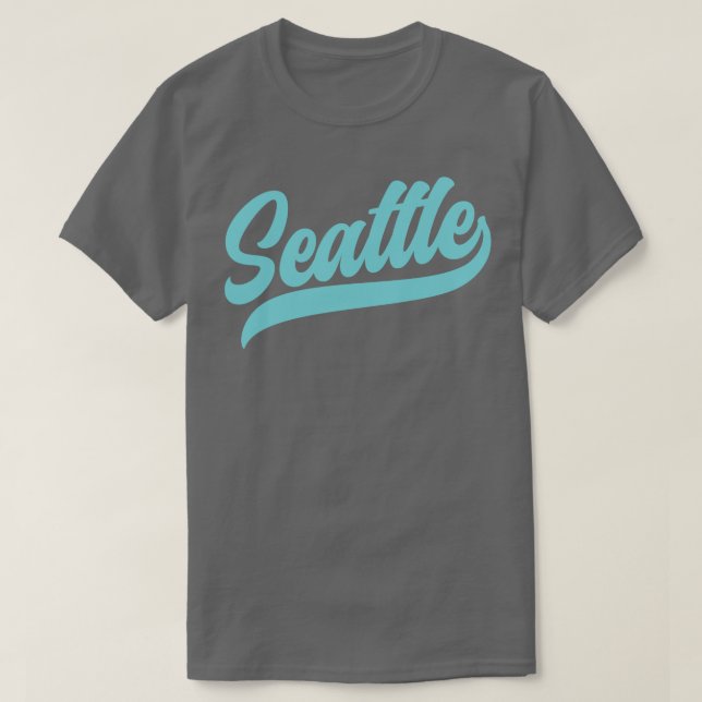 Seattle Retro Seattle Kraken T-Shirt (Design Front)