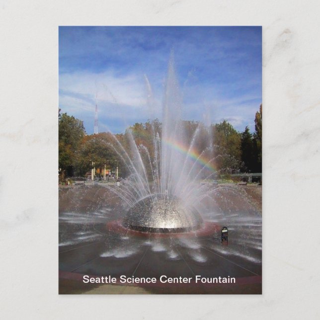 Seattle Science Centre Fountain Card (Front)