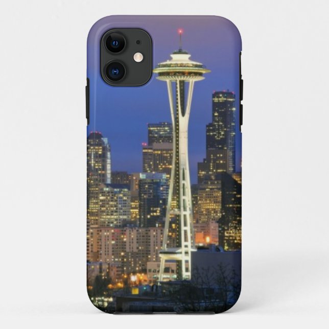 Seattle seen from Kerry Park in Queen Anne Case-Mate iPhone Case (Back)