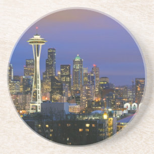 Seattle seen from Kerry Park in Queen Anne Coaster