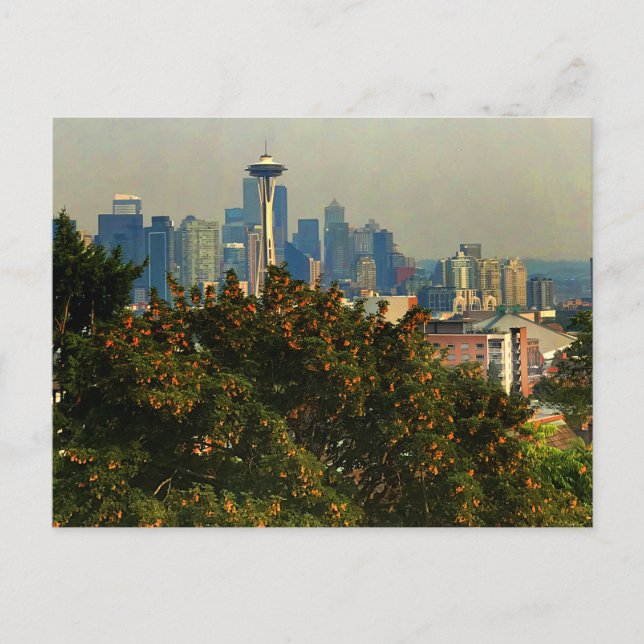 Seattle Skyline #1 Postcard (Front)
