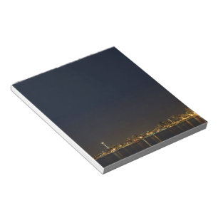 Seattle Skyline at Night Notepad