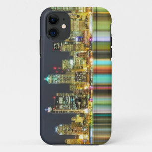 Seattle skyline at night with reflection Case-Mate iPhone case
