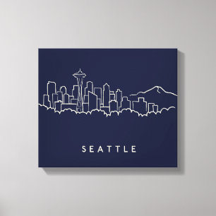 Seattle Skyline Canvas Print