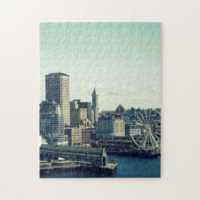 Seattle Skyline Jigsaw Puzzle (Vertical)