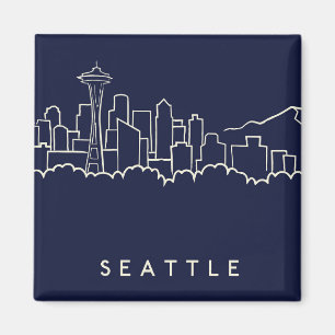 Seattle Skyline Magnet