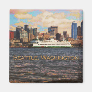 Seattle Skyline Magnet