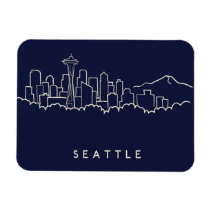 Seattle Skyline Magnet
