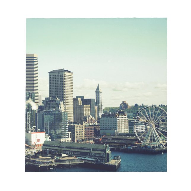 Seattle Skyline Notepad (Front)