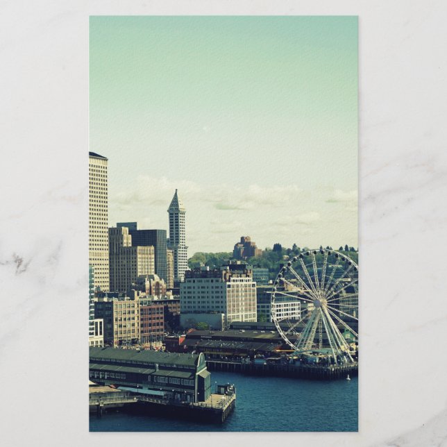 Seattle Skyline Stationery (Front)