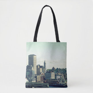 Seattle Skyline Tote Bag