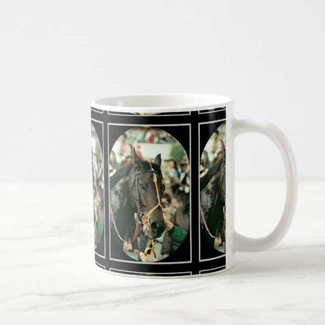 Seattle Slew Thoroughbred 1978 Coffee Mug (Right)