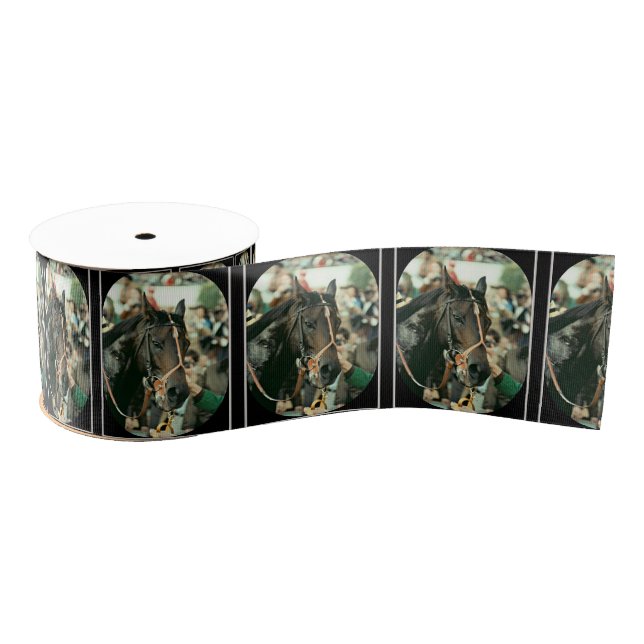 Seattle Slew Thoroughbred 1978 Grosgrain Ribbon (Spool)