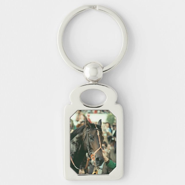 Seattle Slew Thoroughbred 1978 Key Ring (Front)
