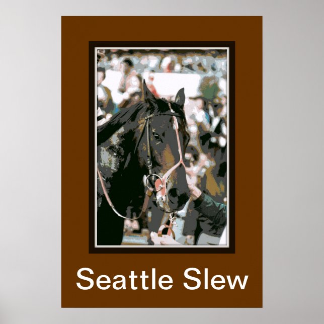Seattle Slew Thoroughbred 1978 Poster (Front)