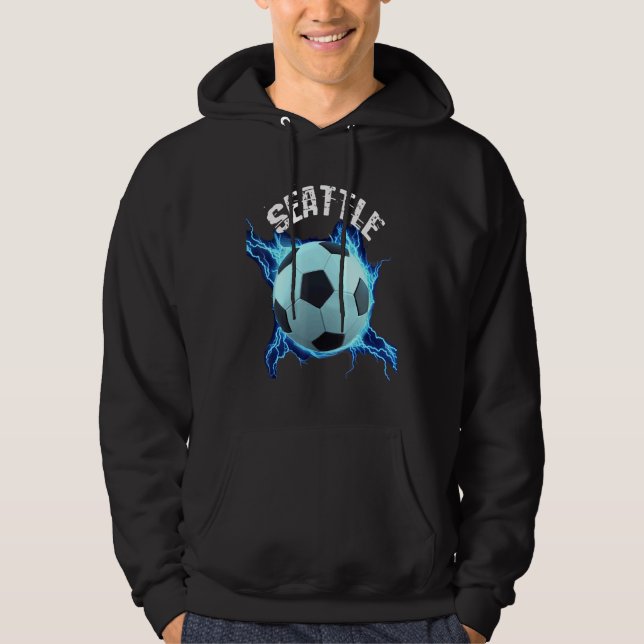 Seattle Soccer Retro Hoodie (Front)
